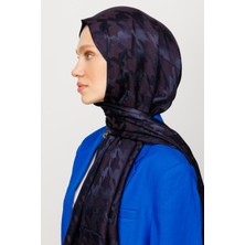 Mooncorn Kazayağı Desen Parlak Jakar Şal