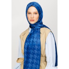 Mooncorn Kazayağı Desen Parlak Jakar Şal