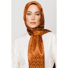 Mooncorn Karo Desen Parlak Jakar Şal