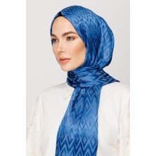 Mooncorn Karo Desen Parlak Jakar Şal