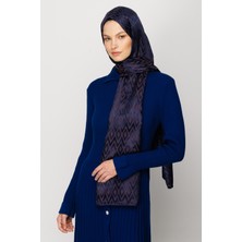 Mooncorn Karo Desen Parlak Jakar Şal