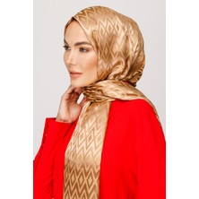 Mooncorn Karo Desen Parlak Jakar Şal