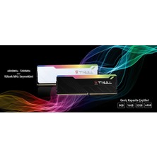 Thull Apex 32GB Kıts (2X16GB) 7200MHZ CL38 1.4V Rgb Whıte Heatsınk Ddr5 Ram THL-PCAPX57600D5-32G-W