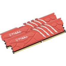 Thull Vortex 32GB Kıts (2X16GB) 7200MHZ CL38 1.4V Red Heatsınk Ddr5 Ram THL-PCVTX57600D5-32G-R