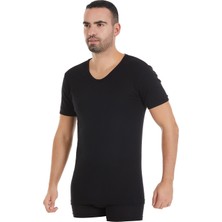 Yıldız Çamaşır Yıldız 3'lü %100 Pamuk Ribana V Yaka T-Shirt  Q60