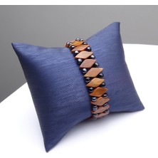 Tesbih Rüyası Hematit Taşlı Modern Kuka Bileklik