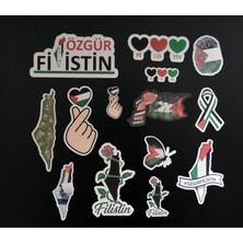 Minithingsart Filistin Sticker Set -14 Parça-