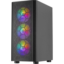 Gamemaster Game Master R02 Gaming Kasa (4 Rgb Fan, Butondan Değişebilen Modlar, ATX ve m-ATX)