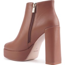 Nine West Sarıela 3pr Taba Kadın Topuklu Bot