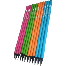 Faber-Castell Siyah Lata Neon Kurşun Kalem 12 Adet