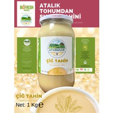 Çiftçiden Organik Market Çiftçiden Organik Sarı Taneli Özberk Yerli Susam Tahini  (Taze Çekim)  1 kg