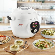 Tefal COOK4ME Akıllı Çoklu Pişirici, Multicooker, Yüksek Basınçlı Pişirici, 150 Tarif, CY851130