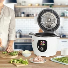 Tefal COOK4ME Akıllı Çoklu Pişirici, Multicooker, Yüksek Basınçlı Pişirici, 150 Tarif, CY851130