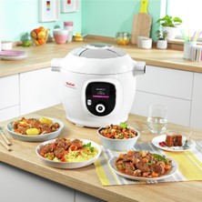 Tefal COOK4ME Akıllı Çoklu Pişirici, Multicooker, Yüksek Basınçlı Pişirici, 150 Tarif, CY851130