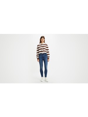721™ High Rise Skinny Kadın Jean Pantolon - Blue Wave Dark