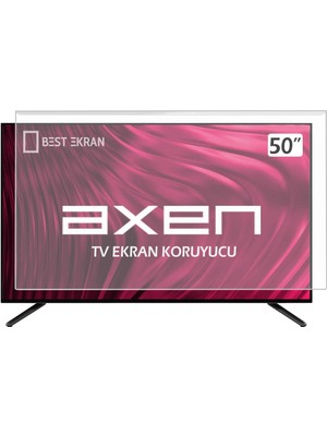 Best Ekran Axen AX50FMN501 Tv Ekran Koruyucu - Axen 50" Inç 126 Ekran Koruma Paneli 4K Ultra Hd Tizen Smart LED Tv