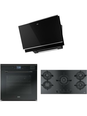 Franke Mythos Buharlı Inox Set 1 (Fmy 907 Bk/xs Davlumbaz  Fhcr 905 Ocak  Fmy 99 Hs Xs Fırın)