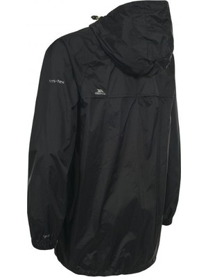 Trespass Qıkpac Jacket - Unısex Packaway Jkt TP75 Unisex Siyah Yağmurluk UAJKRAI10001-BLK