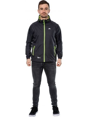 Trespass Qıkpac Jacket - Unısex Packaway Jkt TP75 Unisex Siyah Yağmurluk UAJKRAI10001-BLK