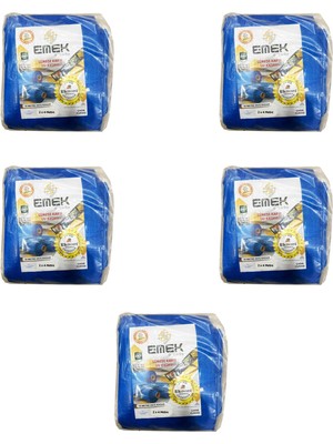 Emek Çadır Kumaşı Branda Tente Uv Güneşlik Gölgelik Koruma Yağmur Su Geçirmez - 2x4 Metre - 5 Paket