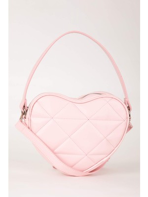 DeFacto Kadın Kalp Görünümlü Suni Deri El Çantası A8693AXNS