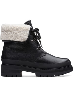 Clarks Siyah Kadın Deri Bot 26167879