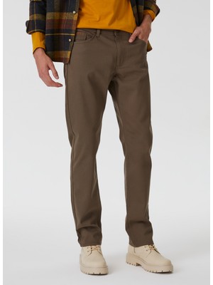 Lee Cooper Normal Bel Slim Straight Deve Tüyü Erkek Chino Pantolon 241 Lcm 221002 Jagger Camel