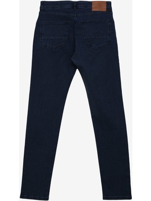 Brooks Brothers Normal Bel Normal Paça Slim Fit Lacivert Erkek Pantolon BBFW23MPT003