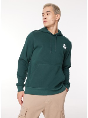 Jack & Jones Kapüşon Yaka Yeşil Erkek Sweatshırt 12261184_JCOAND Sweat Hood Exc