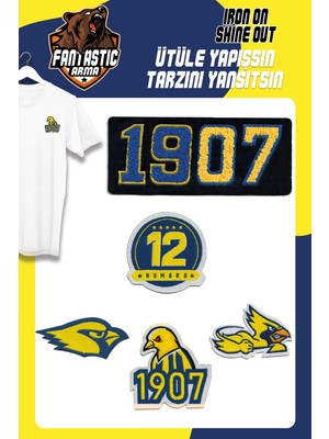 Fantastic Ütü ile Yapışan Dokuma Arma/patch Takım, Taraftar Modeli