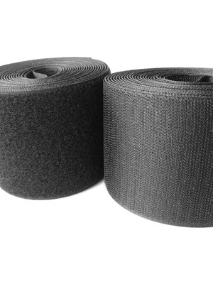 Polis Sepeti Cırt Cırt Bant Siyah 10 cm Fermateks Bant Takım 1 Metre