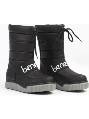 Benetton BN-50032 Kadın Kar Botu Siyah 36-40