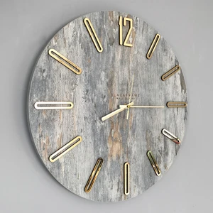 - New Modern Style - Lidya & Gold- 45CM Duvar Saati