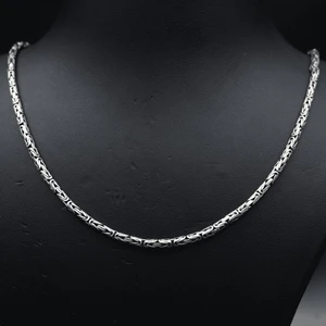 Gümüş Kral Zincir 925 Ayar Gümüş 2 mm