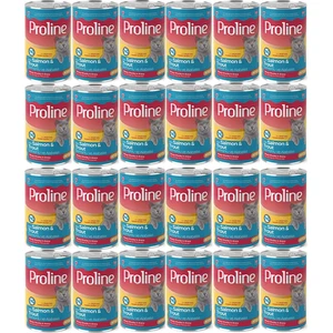 Pro Line Proline Somonlu ve Alabalıklı Yetişkin Kedi Konservesi 400 Gr*24 Adet