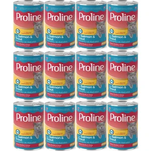Pro Line Proline Somonlu ve Alabalıklı Yetişkin Kedi Konservesi 400 Gr*12 Adet