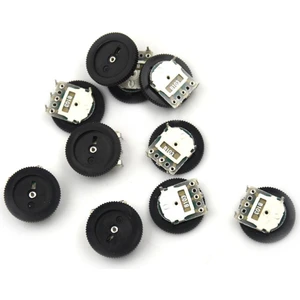 10 Adet B103 16X2MM 10K Ohm Tek Arama Konik Ses Tekerleği Tek Potansiyometre (Yurt Dışından)