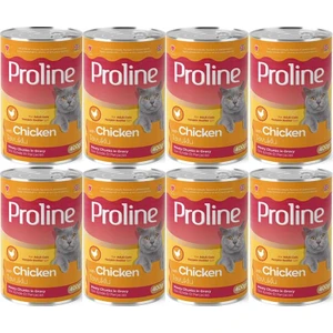Pro Line Proline Tavuklu Yetişkin Kedi Konservesi 400 Gr*8 Adet