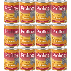 Pro Line Proline Tavuklu Yetişkin Kedi Konservesi 400 Gr*12 Adet
