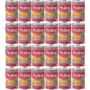 Pro Line Proline Somonlu Yetişkin Kedi Konservesi 400 Gr*24 Adet