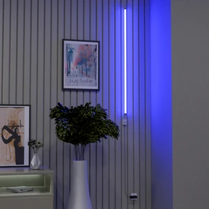 LED Köşe Lambader Işık Uzaktan Kumandalı 16 Renk 4 Animasyon Yapışkanlı