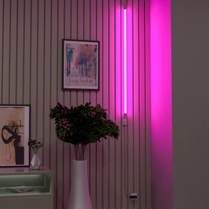 LED Köşe Lambader Işık Uzaktan Kumandalı 16 Renk 4 Animasyon Yapışkanlı