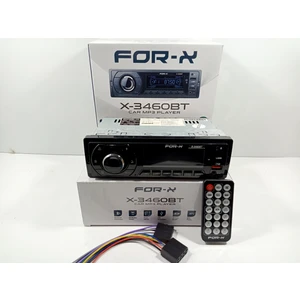 Teyp – For-X X-3460BT 4X60W Çift Amfi ve Bluetoothlu 7 Renk Oto Teyp