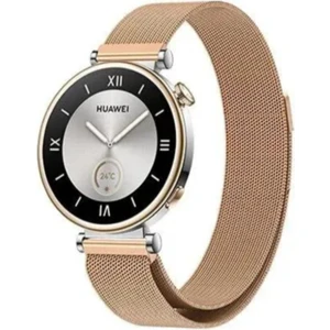 Elektro Fast Huawei Watch Gt4 41 mm Modeline Uyumlu 18 mm Milano Paslanmaz Çelik Hasır Örğü Kordon