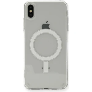 iPhone x Kılıf Magneticsafe Şeffaf Silikon - Şeffaf