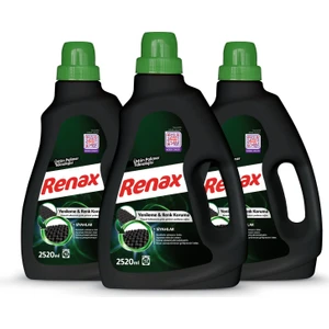 Renax Sıvı Çamaşır Deterjanı Siyahlar 2520 ml - 3 Lü Paket