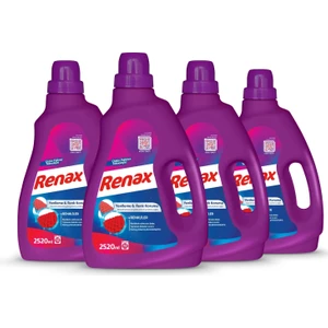 Renax Sıvı Çamaşır Deterjanı Renkliler 2520 ml - 4 Lü Paket