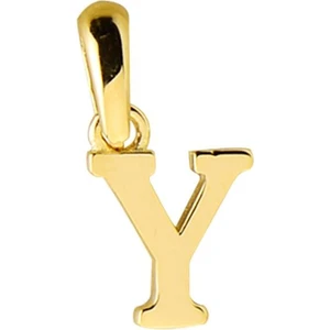 14 Ayar Altın Y Harfi Kolye Ucu 0,35 gr