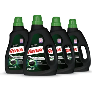 Renax Sıvı Çamaşır Deterjanı Siyahlar 2520 ml - 4 Lü Paket