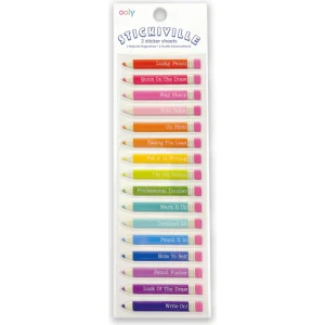 Ooly Stickiville Çıkartmalar - Lucky Pencils